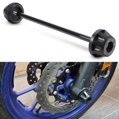 Rear Front Axle Fork Crash Slider Rear Spindle Bobbins For YAMAHA MT07 FZ07 2014