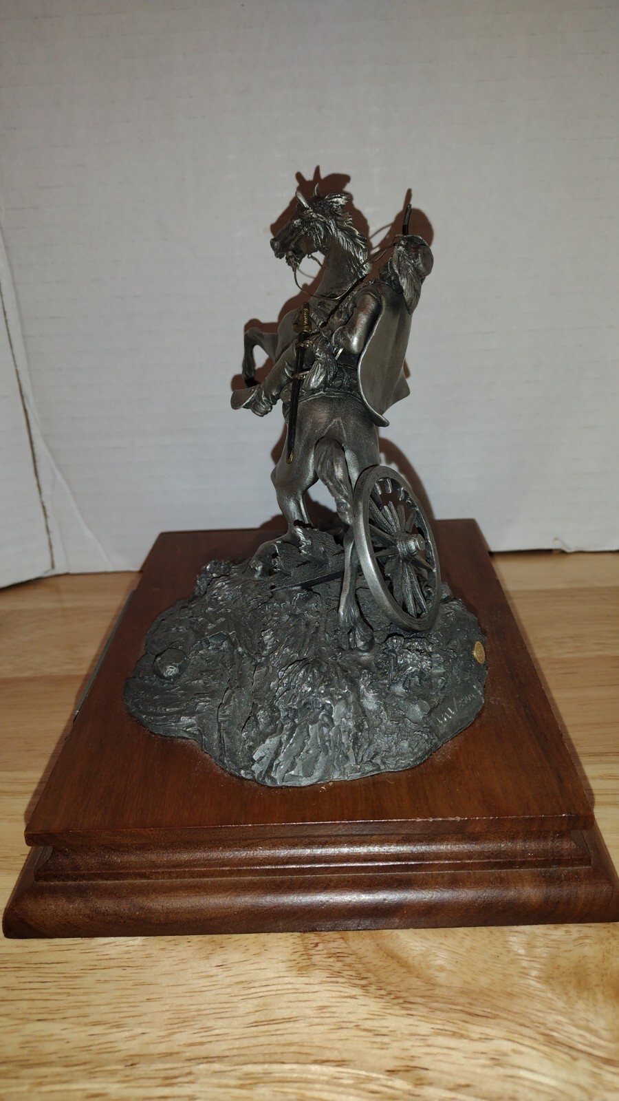 CHILMARK J.E.B Stuart CIVIL WAR PEWTER SCULPTURE BY Francis BARNUM