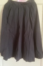BNWT Zaggora London Black Cotton Dirndl skirt Sz 8