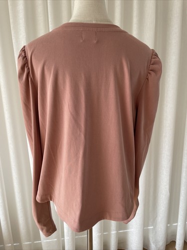 Bae Modal- Blend Maternity Puff Sleeve Jumper, Size L - Picture 3 of 6