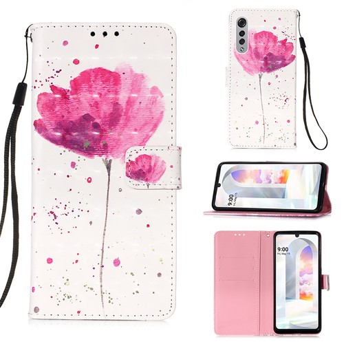 3D Pattern PU Leather Wallet Case Phone Case Cover for LG Stylo 5 Plus K20 Plus - Picture 5 of 24