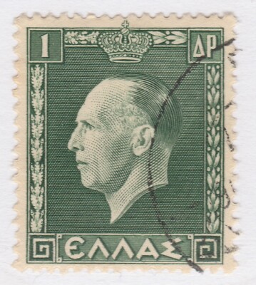 GRIECHENLAND König Georg II 1937 1d gebrauchte Briefmarke LR91