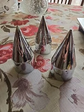 3 GG Lug Nut Covers 33 mm Slip-On Rocket Spike Plastic 4 3/16"