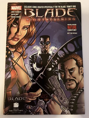 BOOKLET BLADE TRINITY DVD EXCLUSIVE COMIC NO DISCS NEW LINE