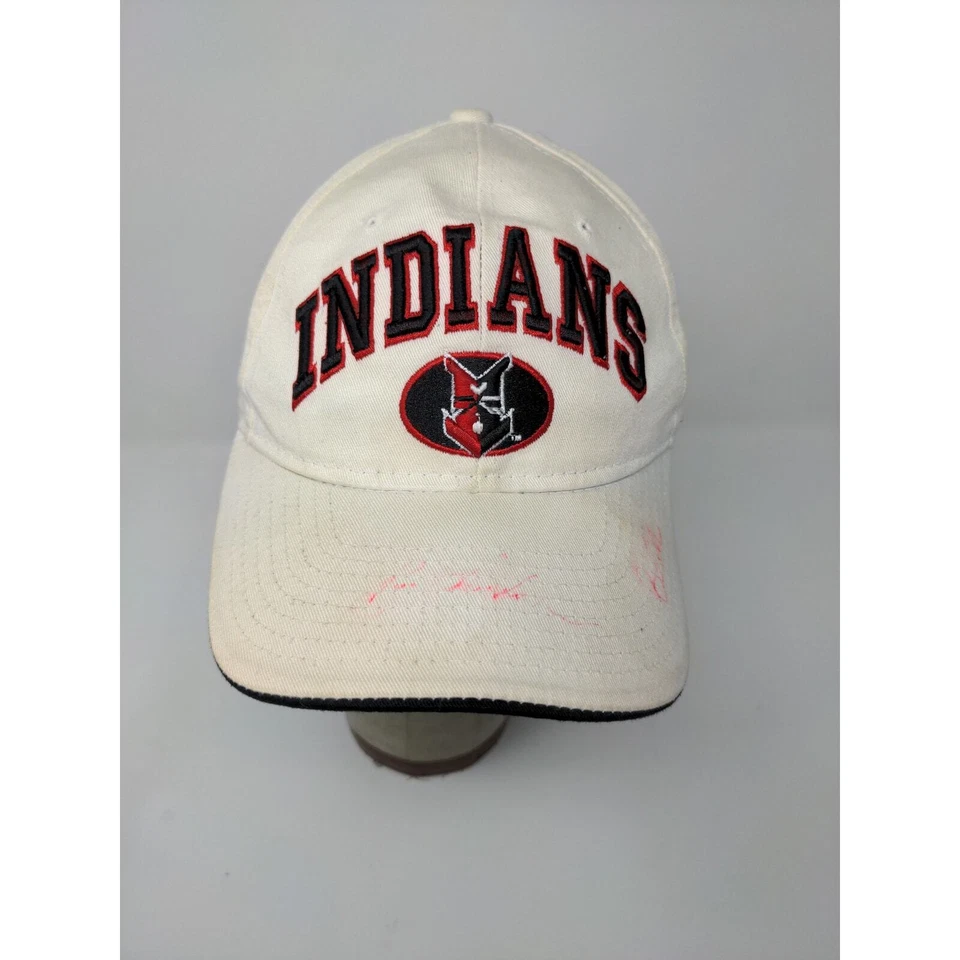 MLB Indianapolis Indians Snapback Hat Embroidered Cream Autographed SEE DESC - Image 3 of 4