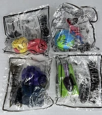 2000 carl's jr kids happy meal toy set All 4 DC SUPER HEROES sealed