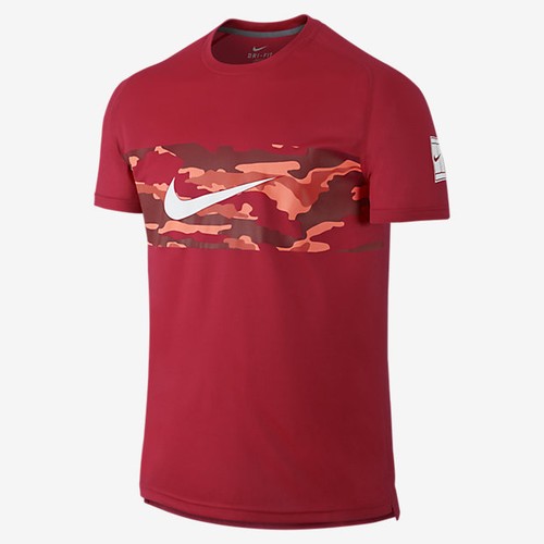 NWT! Nike Practice Crew Tennis Shirt Men Sz S 685319 657 (#2983) - 第 1/2 張圖片