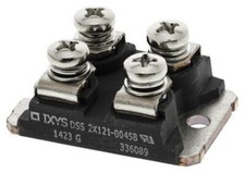 Image of 1 x IXYS DSS2X121-0045B Dual Schottky Diode Module, Isolated, 45V 240A, 4-Pin SO
