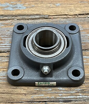 FAFNIR RCJ 1-3/16'' 4 BOLT FLANGE BEARING NEW NO PKG