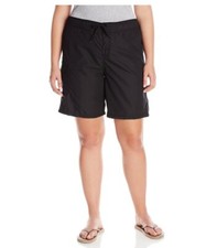 Kanu Surf Women's UPF 50 Active Swim Board Shorts, Marina Black, 4