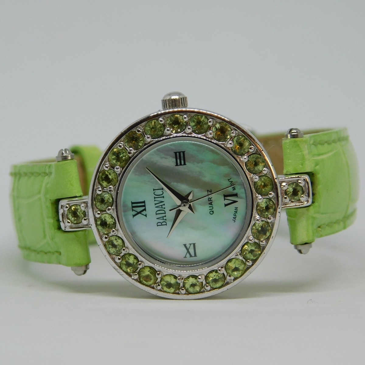 BADAVICI Genuine Leather Quartz Analog Women display picture 1