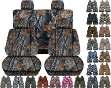 Front And Rear Car Seat Covers Fits Jeep Wrangler Jk 2007-2017 Camouflage