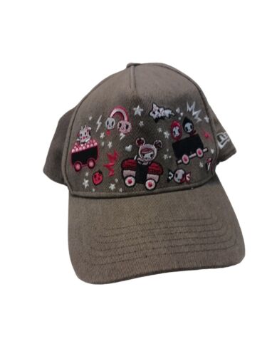 Tokidoki Hat Sushi Doodles New Era Pink Gray Women's Snapback Manga - Picture 2 of 9