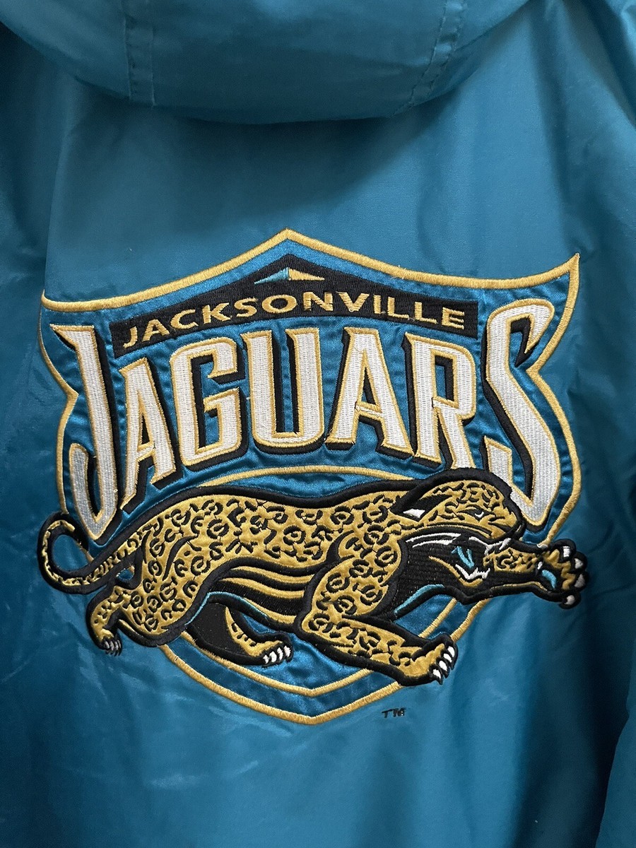 Vintage 90s Logo 7 Jacksonville Jaguars Pull Over Jacket L