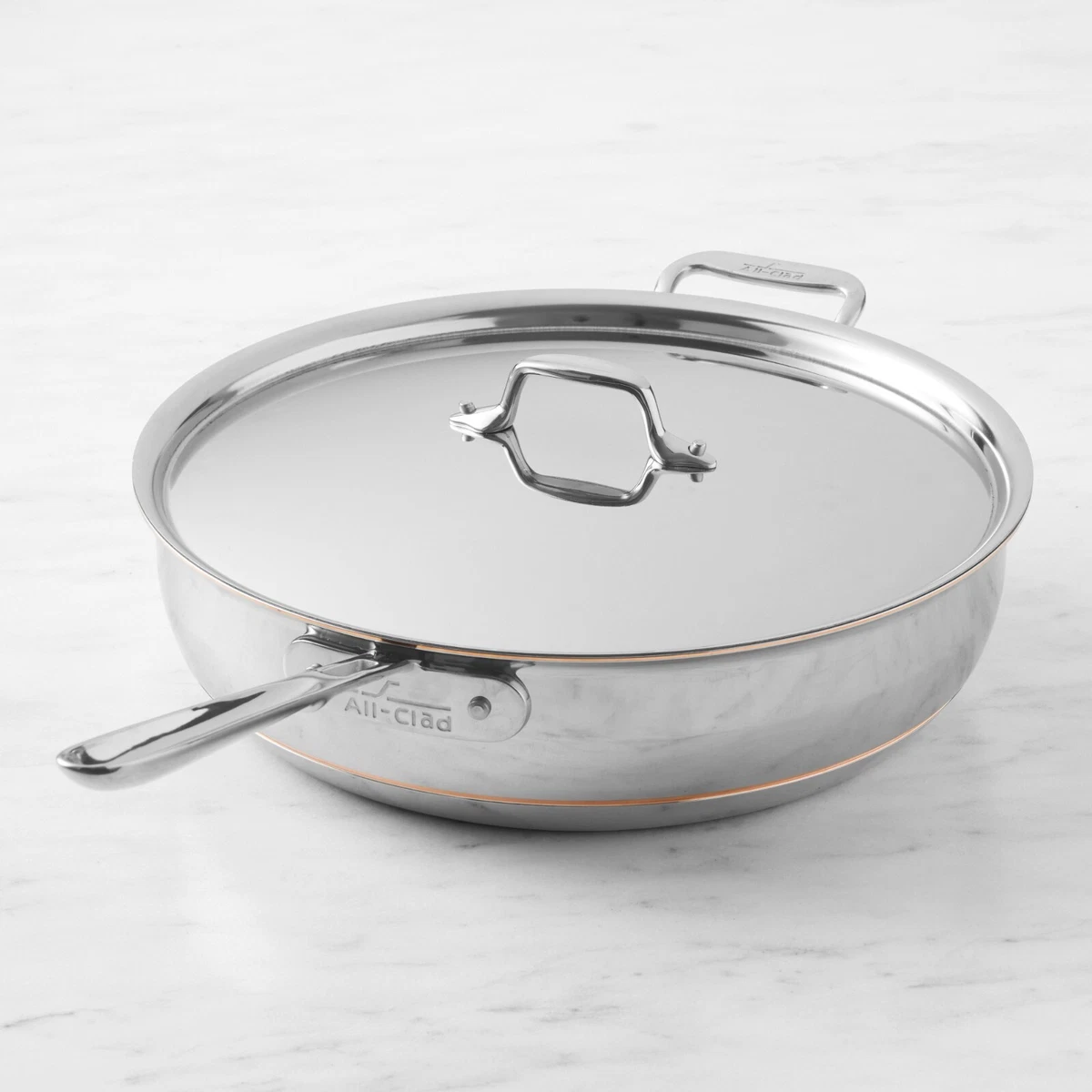 All Clad 6404 Stainless Steel Copper Core 5 Ply 4 qt Essential