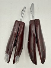 Vintage Wooden Shoe Stretcher Adjustable Boot Expander Metal Handle