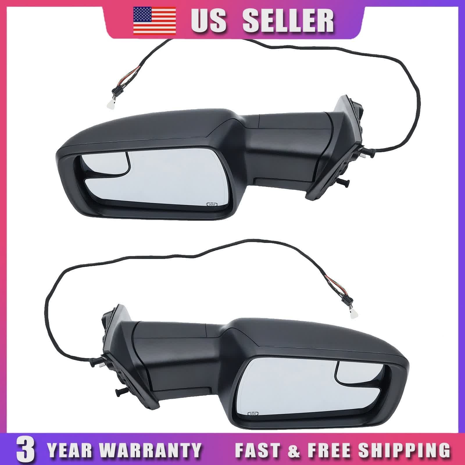 Mirrors w/Heated Turn Signal Left & Right Side For 2019-2024 Ram 1500 Pair thumbnail 17