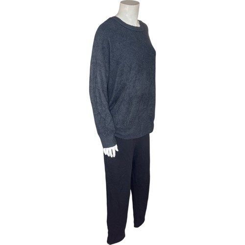 Barefoot Dreams Reg. CozyChic Lite Pullover & Straight Leg Pant Black Large - Picture 10 of 14