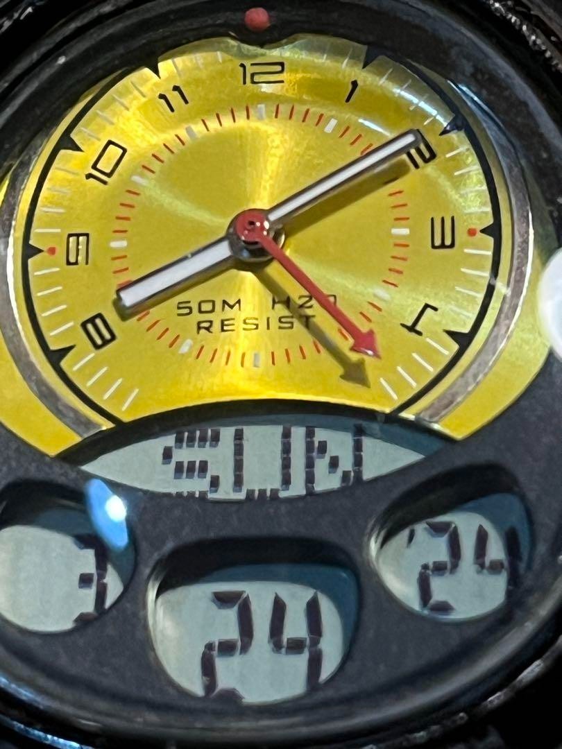 Nike Vintage Wrist Watch Analog & Digital Gold Dial Sports Watch