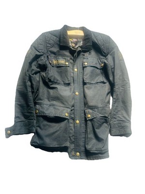 1960s Belstaff Trial Master Professional Waxed Motorcycle Jacket Ton Up