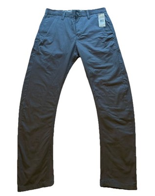 NWT G Star Raw Bronson Slim Chino Pants Size Mens 32X34 Dark Gray Stretch Twill
