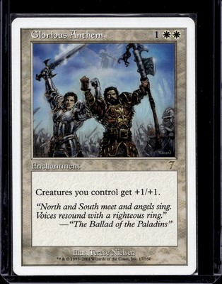 Glorious Anthem 1x  MtG Seventh Edition 7th NM
