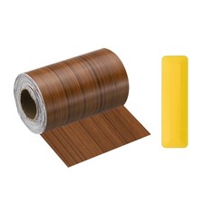 4" x 33ft Selbstklebendes Holzmaserungsband mit Schaber, hellbraun