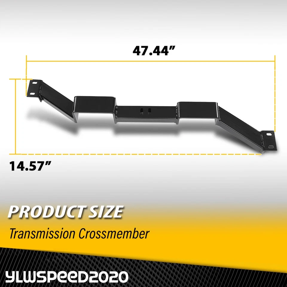 Crossmember G-Body Powder Coated Heavy Duty For Chevrolet 1977-90 Transmission - Image 3 of 4