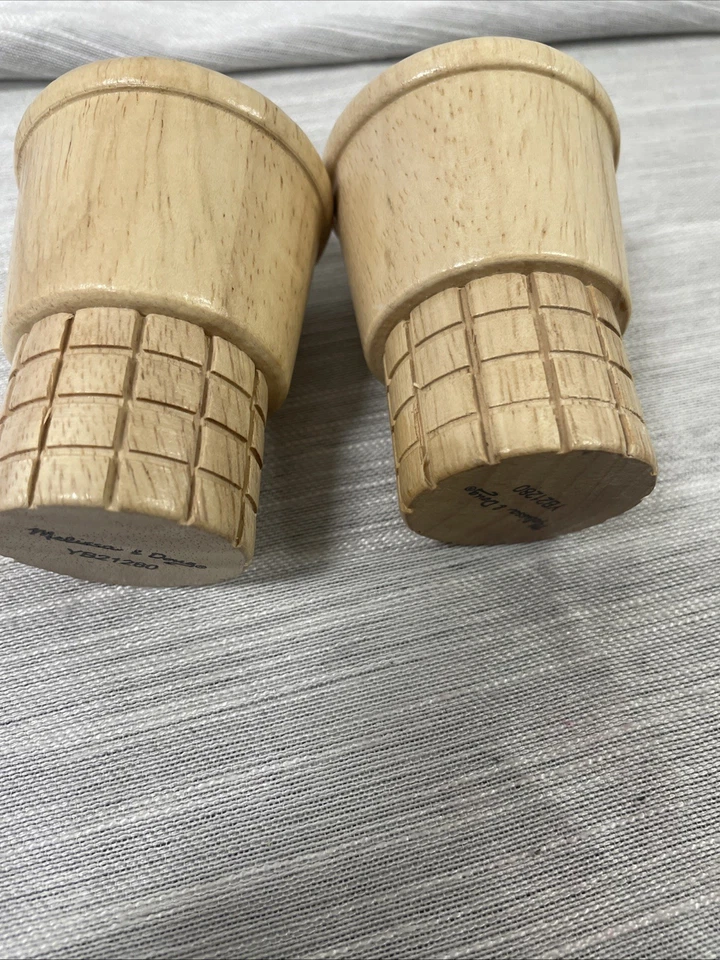 Melissa & Doug Ice Cream Cone x 2 Replacement Magnetic Wooden Cone - Image 4 of 4