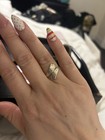 Vintage Sterling Silver Bypass Ring Size 6 Plus Scroll Work Estate 925 Dainty — photo 2
