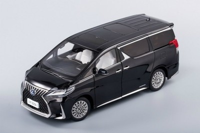 1/18 Kengfai Lexus LM300h Diecast Car Model Black for Gift