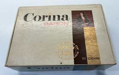 Vintage Corina Baron The Queen of Mild Cigars Empty Box - Jose Escalante Div.