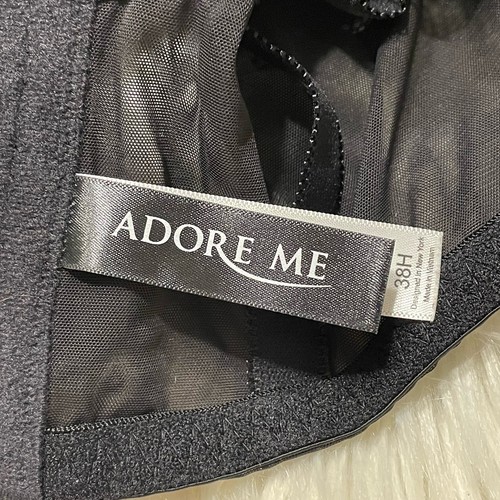Adore Me 38H BH kariert Demi Longline Bügel Rückenverschluss - Bild 6 von 7