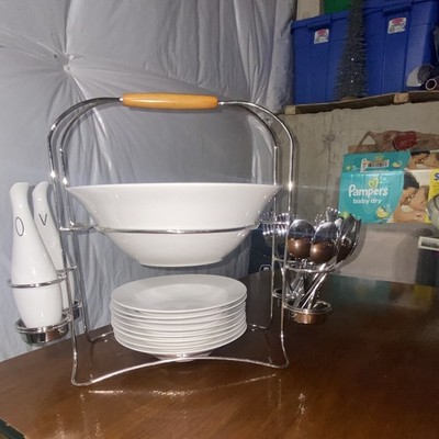 International Silver Company Style Setters salad serving set. 