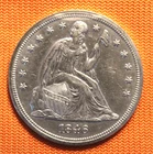 1846 Seated Liberty Dollar *Scarce This Nice* Choice AU++, Details, $1