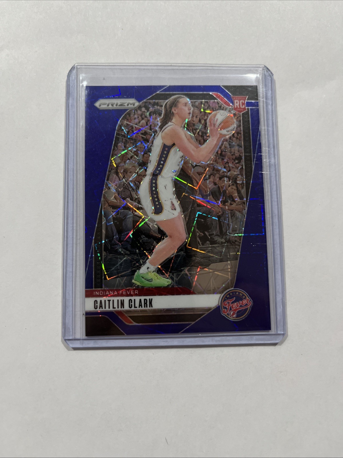 2024 Panini Prizm WNBA Caitlin Clark #22 Blue Velocity Prizm (RC)