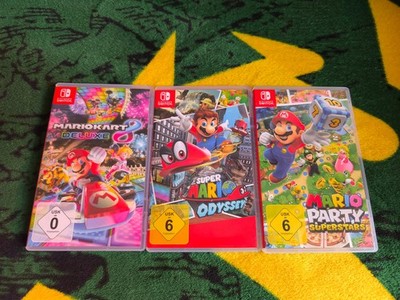 Mario Spiele für Nintendo Switch -  Mario Odyssey, Mario Party, Mario Kart