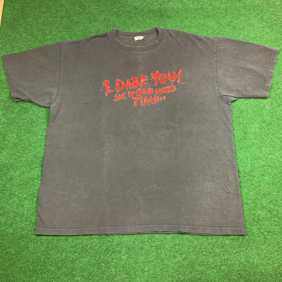 Vintage Universal Halloween Horror Nights Shirt Mens XXL Black 2008 I Dare You - Image 2 of 4