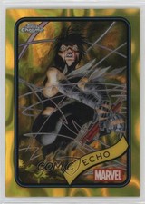 2025 Topps Chrome Marvel Comics Yellow Lava Refractor Echo #14 0kg8