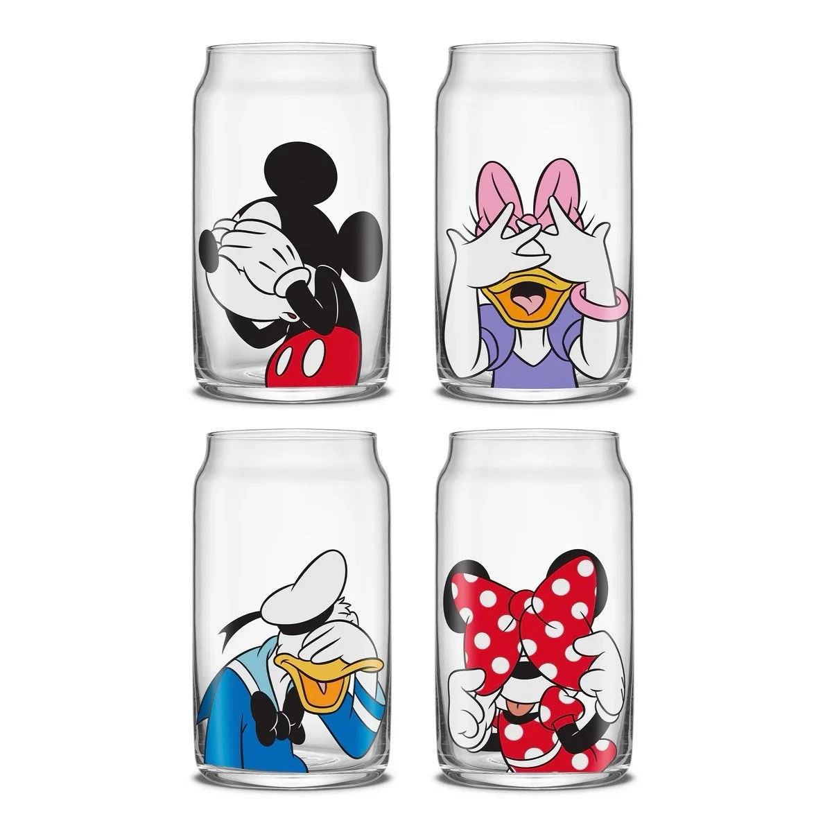JoyJolt Disney Mickey Mouse and Friends Tumbler Glasses - Thumbnail 3