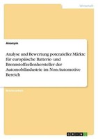 Analyse Und Bewertung Potenzieller MäRkte FüR EuropäIsche Batterie- Und Brennsto