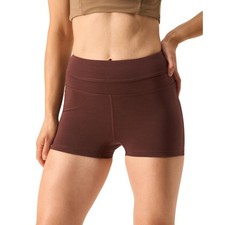Women's Flex Merino Yoga Short by Woolly RWS Certified Ultra-Soft, Breath...