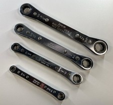 Snap-on Tools 12-point Ratcheting Double Box End Wrench Set 4 Pieces 14-58