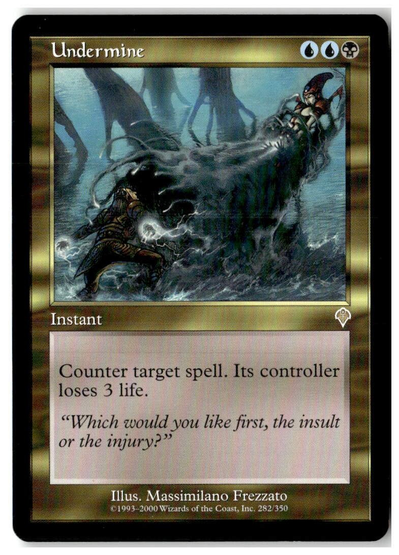 MTG Undermine - Invasion Moderately Played English