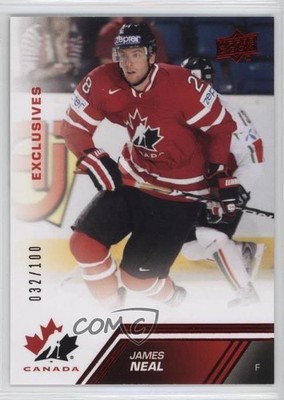 2013 Upper Deck Team Canada Exclusives 32/100 James Neal #47 2d8