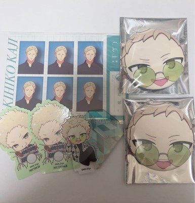 Given Smile Base Cafe Kaji Akihiko Can Badge Id Photo Acrylic Stand