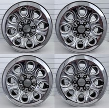 GMC CHEVY TRUCK VAN SUV FACTORY ORIGINAL OEM 17" CHROME CLAD WHEELS RIMS 5223