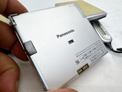 Panasonic SJ-MJ50 Red MiniDisc MDLP Portable MD Player w/ Speaker