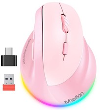 Ergonomic Mouse Wireless, Vertical Mouse RGB Backlit, Rechargeable Mice for B...