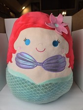 Squishmallow Disney Princess Ariel Little Mermaid Jumbo 16" Plush Toy